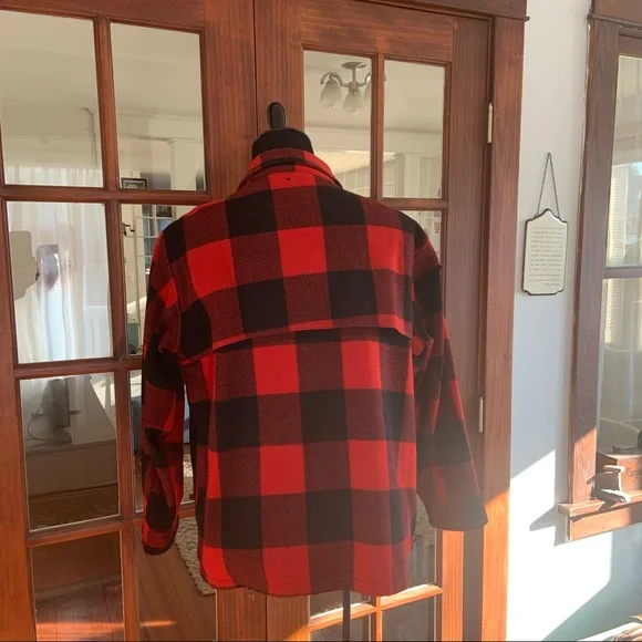 Vintage 1960’s Woolrich Buffalo Plaid Wool Jacket - Picture 7 of 13